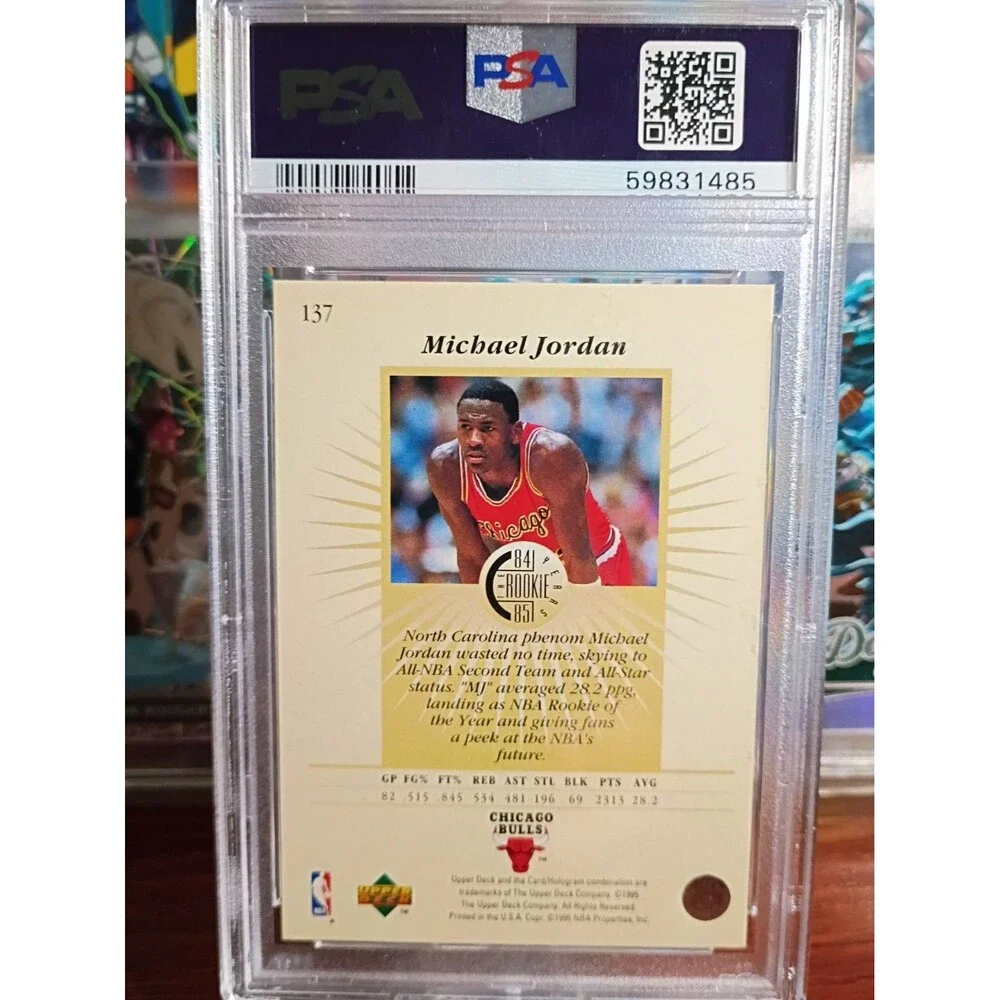 1995-96 Upper Deck - The Rookie Years Michael Jordan #137 GOAT Invest